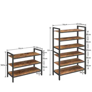 Groothandel Stapelbare Schoenenrekken 3/4/5/6/8/10 Tier Schoen Opbergstandaard Voor Ingang 12/16/20/24/32/40 Paar Schoenen Organizer