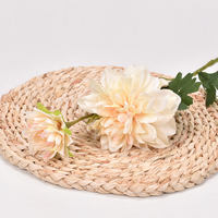Fleur artificielle en soie Dahlia personnalisée en gros – Étanche, écologique, résistante aux UV, réaliste, faite à la main pour mariage