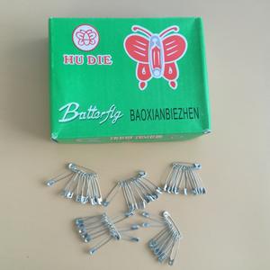 Épingles de sécurité Hu Die Butterfly, petite taille, argentées, 10 en une lienne, usage général pour accessoires de trousse de premiers secours - Product Image 5