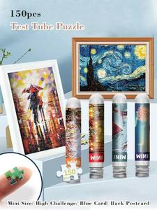 Regalo per bambini regalo di natale provetta Puzzle dipinto di fama mondiale <span class=keywords><strong>Van</strong></span> Gogh la notte stellata - Product Image 5