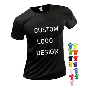도매 100% 폴리에스터 남자의 반팔 티셔츠 160 그램 통기성 3D O-넥 사용자 정의 로고 인쇄 'Lidong' 컬렉션