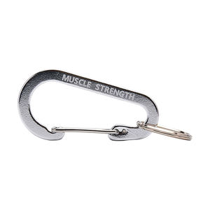 Crochet mousqueton en aluminium de qualité professionnelle pour usage extérieur sac à dos d'alpinisme bouteille d'eau verrouillage porte-clés de sécurité - Product Image 4