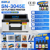 Impresora de inyección de tinta de cama plana UV pequeña para caja de teléfono vidrio madera Metal pegatina botella de transferencia Cilindro giratorio máquina de impresión Digital