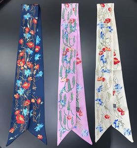 <span class=keywords><strong>Tarot</strong></span> Element Bloemenprint Dames Handtassen Sjaal Klein lint Haarsjaal - Product Image 1