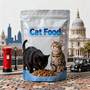 Sachet Doypack Personnalisé Imprimé Fini Mat Refermable avec Fermeture Ziplock pour Aliments pour Animaux de Compagnie, Petit Format - Product Image 2