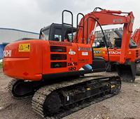 Excavadora Usada Hitachi ZX120 de 12 Toneladas con Ahorro de Energía, Sistema Hidráulico HIOS Original para Proyectos de Movimiento de Tierras a Pequeña Escala