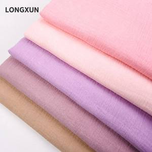 Tissu en <span class=keywords><strong>gaze</strong></span> <span class=keywords><strong>double</strong></span> couche 100 % coton BCI, blanc, teint, fabriqué en Chine pour la production de textiles de maison et de vêtements pour enfants - Product Image 4