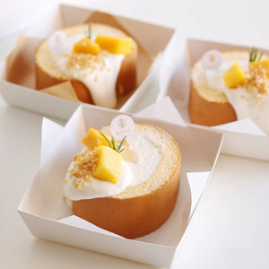 Ingrosso scatola di imballaggio in carta Kraft rettangolare trasparente <span class=keywords><strong>per</strong></span> articoli da forno-Swiss Roll Cookie Sushi pasticceria cibo da Dessert in rilievo - Product Image 5