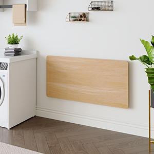 Wall Mounted <b>Folding</b> Table For Laundry Room Small Space Fold Down <b>Desk</b> Workbench Addition To Garage Shed Home - Product Image 3