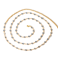 Nouvelle Arrivée Chaîne de Taille Sexy pour Femme avec Pendentif Strass d'Été, Bijou de Corps Ajustable Tendance, Chaînes de Ventre