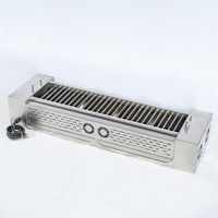 Barbecue électrique en acier inoxydable facile à nettoyer RKMF-TSSK1526, barbecue électrique efficace à vendre