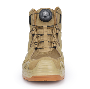 TSB07 Stock Customized Cow Leather Tactical Boots with Fast <b>Lacing</b> <b>Lock</b> - Product Image 3