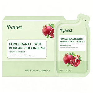 Bebida Natural de Belleza con Granada y Ginseng Rojo Coreano, Sin Gluten, Fibra Prebiótica, Vitaminas, Bebida Líquida Oral, OEM/ODM - Product Image 1