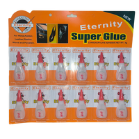Colle Super 502 15g Adhésif Cyanoacrylate Liaison Instantanée Forte Séchage Rapide pour Cuir Caoutchouc Métal Plastique Bureau