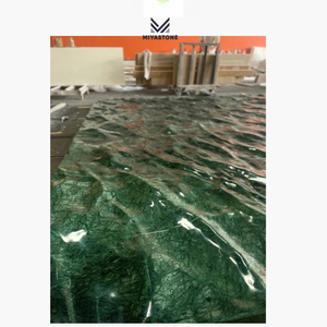 Carreau de marbre naturel de vague d'eau de haute qualité pierre élégante pour les tables de comptoirs et les conceptions décoratives de plancher de mur - Product Image 2