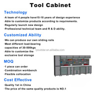 Armoires de rangement en acier personnalisables pour les systèmes d'outils de banc de travail de garage avec support OEM