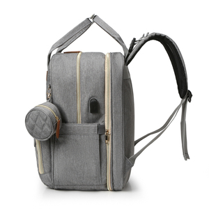<span class=keywords><strong>Sac</strong></span> à dos de voyage multifonctionnel imperméable avec moustiquaire, <span class=keywords><strong>sac</strong></span> à couches/<span class=keywords><strong>sac</strong></span> de rangement <span class=keywords><strong>fonctionnel</strong></span> pour couches et lits de bébé - Product Image 6
