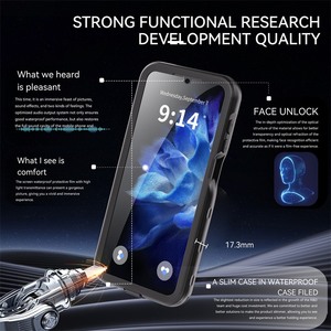 Per Samsung <span class=keywords><strong>Galaxy</strong></span> A56 A26 A16 5G <span class=keywords><strong>impermeabile</strong></span> IP68 subacquea subacquea nuoto antiurto TPU PC cassa del corpo intero - Product Image 4