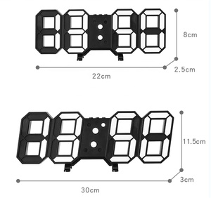 Tốt nhất bán Màn hình màu 3D LED bảng đồng hồ nhiệt độ treo tường lịch kỹ thuật số máy tính để bàn đồng hồ - Product Image 2