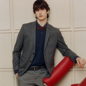 Nœud <span class=keywords><strong>Papillon</strong></span> de Soirée en Cachemire Marron Chameau Luxe pour Homme, Couleur Unie Rétro, Pré-noué pour Fête - Product Image 2