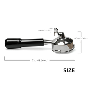 Porte-filtre à café 58 mm à 3 oreilles avec double bec compatible avec Temp IQ/Casabrews 5700 <span class=keywords><strong>Gense</strong></span> - Product Image 4