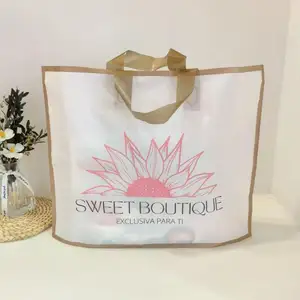 Net alışveriş çantası özel çevre dostu geri dönüşümlü % 100% pamuk alışveriş Tote Net file çanta gıdalar için meyve sebze
