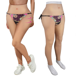 Silicone vagin culotte hanches levage fausse chatte pantalon sexe cul fesses pantalon mâle à femelle crosscommode Cosplay glisser reine - Product Image 1