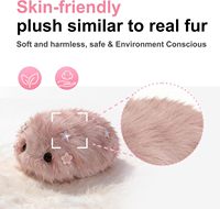 Robot Compagnon en Peluche IA Personnalisé ODM pour l'Évolution Émotionnelle, Réaction Réaliste à la Touche, Jouet en Peluche Doux, Approvisionnement Direct Usine