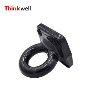 Vente en gros <span class=keywords><strong>anneau</strong></span> de pincement de Lunette de remorque en acier forgé peint noir de 3 pouces - Product Image 3