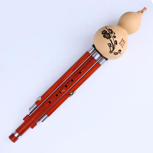 Instrument traditionnel chinois hulusi performance professionnelle c-key flûte cucurbit en bois massif hulusi - Product Image 1