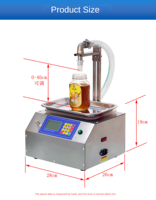 Machine de remplissage volumétrique CSY-L12 de type pesage pour liquides, pâtes de sésame en conserve, huiles comestibles et colles visqueuses