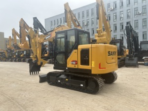 Excavadora de cadenas marca 75C de 7.5 toneladas para obras municipales de construcción - Product Image 4