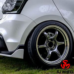 Rines SJ M2 M4 F80 M3 BRZ Tipo R, <span class=keywords><strong>Ruedas</strong></span> Forjadas Personalizadas Estilo GT, Cóncavas Profundas, 18 19 Pulgadas, 5x114.3 5x120, Ligeras, Aleación 6061 - Product Image 1