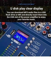 Table de mixage audio professionnelle Demao Pro Audio CT-80S USB 8 canaux avec USB