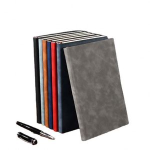 Wholesale Custom A5 Personalized Printed Lined Softcover PU Leather <b>Journal</b> Business Notebook 100 Sheets High Quality Logo - Product Image 1