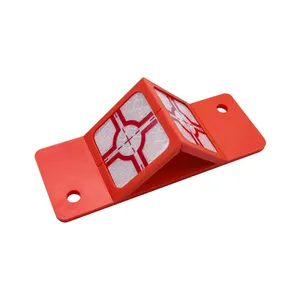 Mini feuille de réflecteur d'angle cible réfléchissante double face rouge avec feuille de réflecteur en matériau 30*30mm 3M