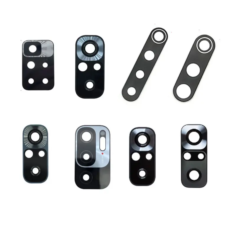 Accessori sostituzione fotocamera posteriore obiettivo in vetro con cornice per Xiaomi Redmi Note 6 7 8 9 10 10 Pro