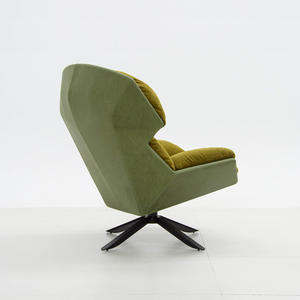 Fauteuil de salon de style rétro de luxe Source Factory avec base fixe et dossier rembourré en duvet pour la maison, l'hôtel, le bureau, le salon - Product Image 5