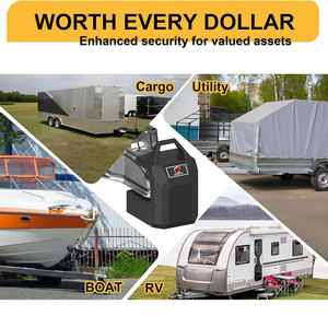 Verrou de remorque robuste Ambull avec mécanisme de verrouillage réglable pour coupleur à boule de 2-5/16 pouces pour camping-car, bateau, remorque de camping - Product Image 6