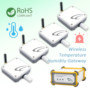 Capteur de température et d'humidité sans fil 1200m, pour entrepôt frigorifique industriel, salle d'archives, serre, surveillance à distance - Product Image 1