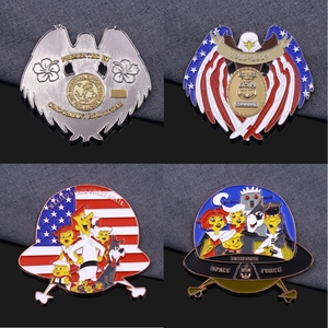 ของสะสมเหรียญที่ระลึกทำจากโลหะผสมสังกะสีเคลือบสีเงินทองสำริดทำจากโลหะเคลือบ3D - Product Image 3