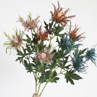 Hochwertige dreizackige Wildselleriesilke-Blumen – Hochrealistische, lebensechte Dekoration für Zuhause, Hochzeiten, weiche Arrangements und Fotografie
