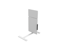 Bureau surélevé pneumatique portable OMNI avec réglage à 90 degrés °   Bureau à hauteur réglable pneumatique à commande tactile