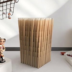 Cuộn giấy hình nón cháy chậm tùy chỉnh 1 1/4 màu nâu, kích thước king size, dùng một lần, dạng ống ngọt - Product Image 4