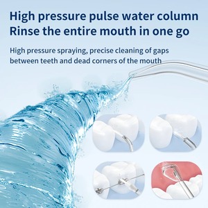 Puissant eau Oral Waterpick irrigateur Jet ultrasons Air Ipx7 étanche rince-bouche fil dentaire soie dentaire Irigateur pour les dents - Product Image 4