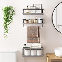 Ensemble de 3 étagères flottantes en bois de style moderne pour la décoration de la maison, les chambres, le salon, la cuisine, support mural pour plantes