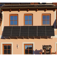 Système de montage mural solaire réglable, support mural inclinable pour panneaux photovoltaïques 10 kW, système de montage solaire commercial
