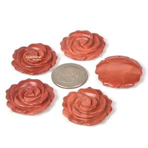 Jaspe Mookaite Natural de Alta Demanda, Cuentas Talladas en Forma de Flor Creadas en Laboratorio, Piedras Preciosas para Joyería, Mejor Oferta - Product Image 2