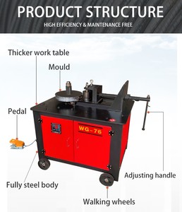 Wg76 thủy lực CNC điện tròn và vuông đường kính lớn Ống máy uốn - Product Image 5
