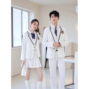 Jk Uniform Style Suit Set Women Full Sleeve Worsteds Anti Wrinkle Business Japan Style With Label And Tags - Product Image 2